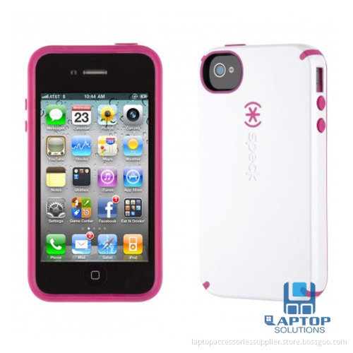 White 100% Brand New Iphone4 / 4s Protect Case Silica Gel Case / Cover